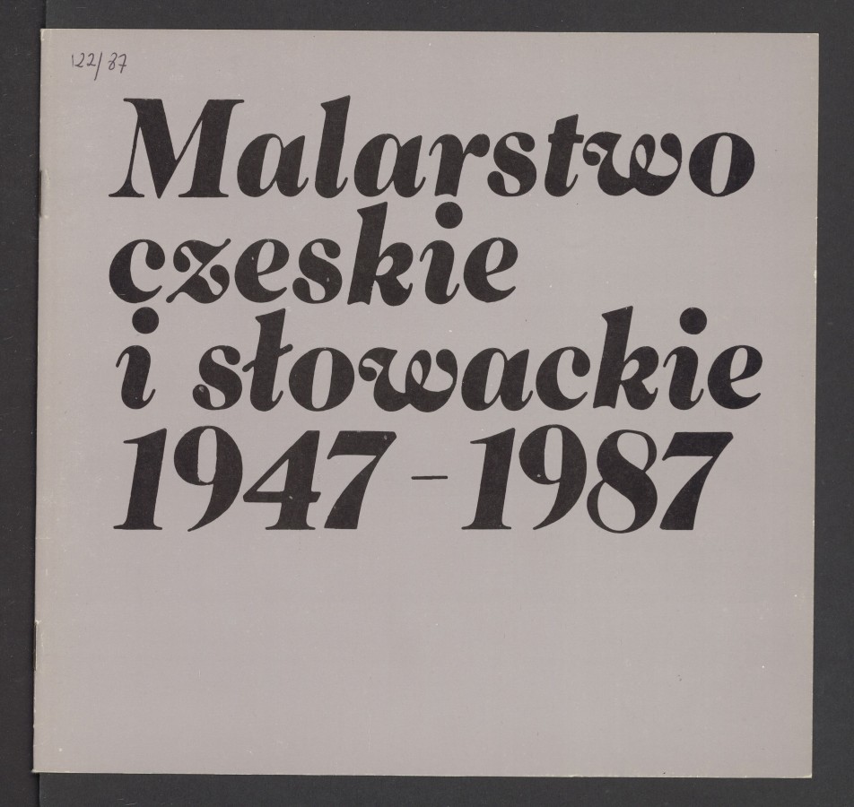 Grafika obiektu: Malarstwo czeskie i słowackie 1947-1987