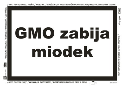 Grafika obiektu: GMO zabija miodek