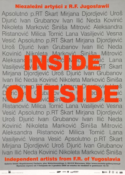 Grafika obiektu: Inside/Outside - niezależni artyści z R.F. Jugosławii