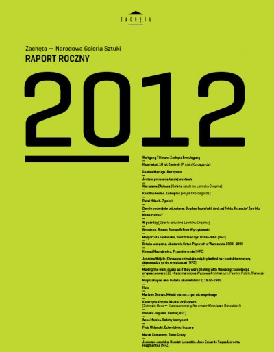 Grafika obiektu: Raport Roczny 2012