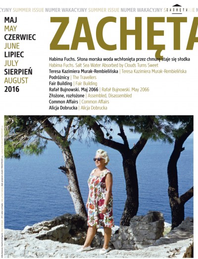 Grafika obiektu: Zachęta. May, June, July, August 2016