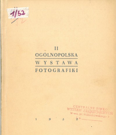 Grafika obiektu: II Ogólnopolska wystawa fotografiki
