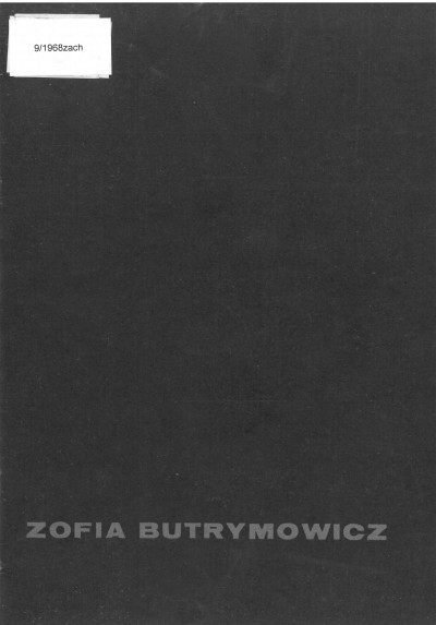 Grafika obiektu: Zofia Butrymowicz, tkanina