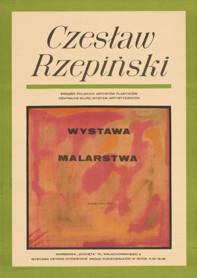 Grafika obiektu: Czesław Rzepiński, malarstwo