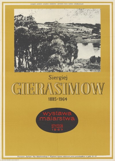 Grafika obiektu: Siergiej Gierasimow (1885-1964), malarstwo