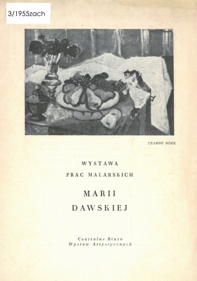 Grafika obiektu: Wystawa prac malarskich Marii Dawskiej