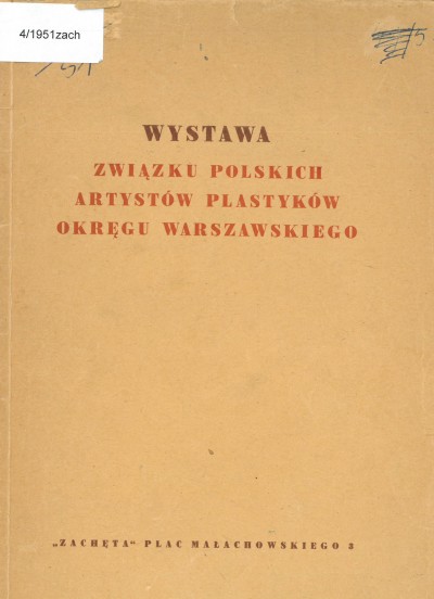 Grafika obiektu: Wystawa Związku Polskich Artystów Plastyków okręgu warszawskiego 