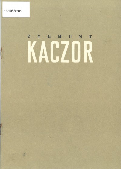 Grafika obiektu: Zygmunt Kaczor, rzeźba