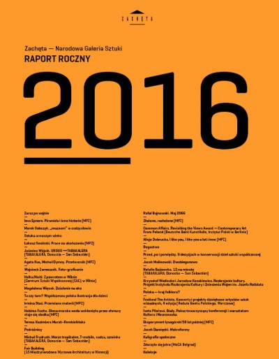 Grafika obiektu: Annual Report 2016 (in Polish)
