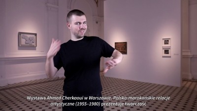 Grafika obiektu: Ahmed Cherkaoui w Warszawie