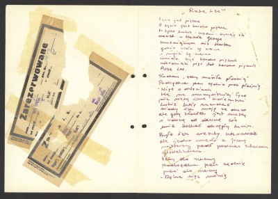 Grafika obiektu: Kronika obozu Koła Miłośników Sztuki „Wakacje ze szkicownikiem” 1984