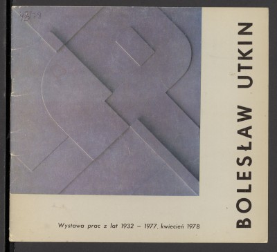Grafika obiektu: Bogusław Utkin: wystawa prac z lat 1932-1977