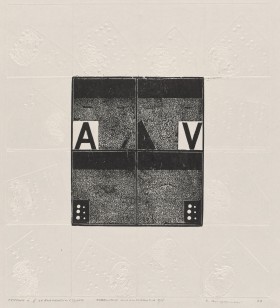 Zdjęcie pracy Print A.V - 20 Squares (Cipher)
