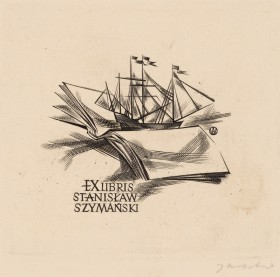 Zdjęcie pracy Exlibris Stanisława Szymańskiego