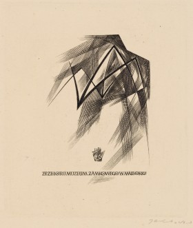 Zdjęcie pracy Exlibris zbiorów Muzeum Zamkowego w Malborku