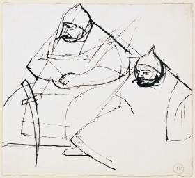 Zdjęcie pracy Żołnierze, z cyklu Kaukaskie koło kredowe B. Brechta