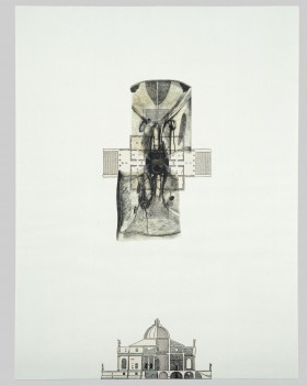 Zdjęcie pracy z serii Karty z „Czterech ksiąg o Architekturze” A. Palladio, II