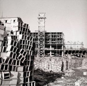 Zdjęcie pracy  Geometric Architecture at a Construction Site, from the Polish Industry series