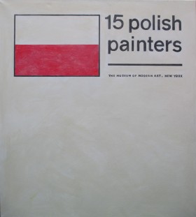 Zdjęcie pracy Porter McCray, 15 Polish Painters, 1961", 2016, performative lecture, paintings, photographs abd ephemera from collection of Museum of American Art, Berlin