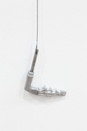 Zdjęcie pracy Monika Sosnowska, Handle, 2020, aluminium, exhibition at Zachęta — National Gallery of Art, Warsaw, 2020, photo by Piotr Bekas/Zachęta archive
